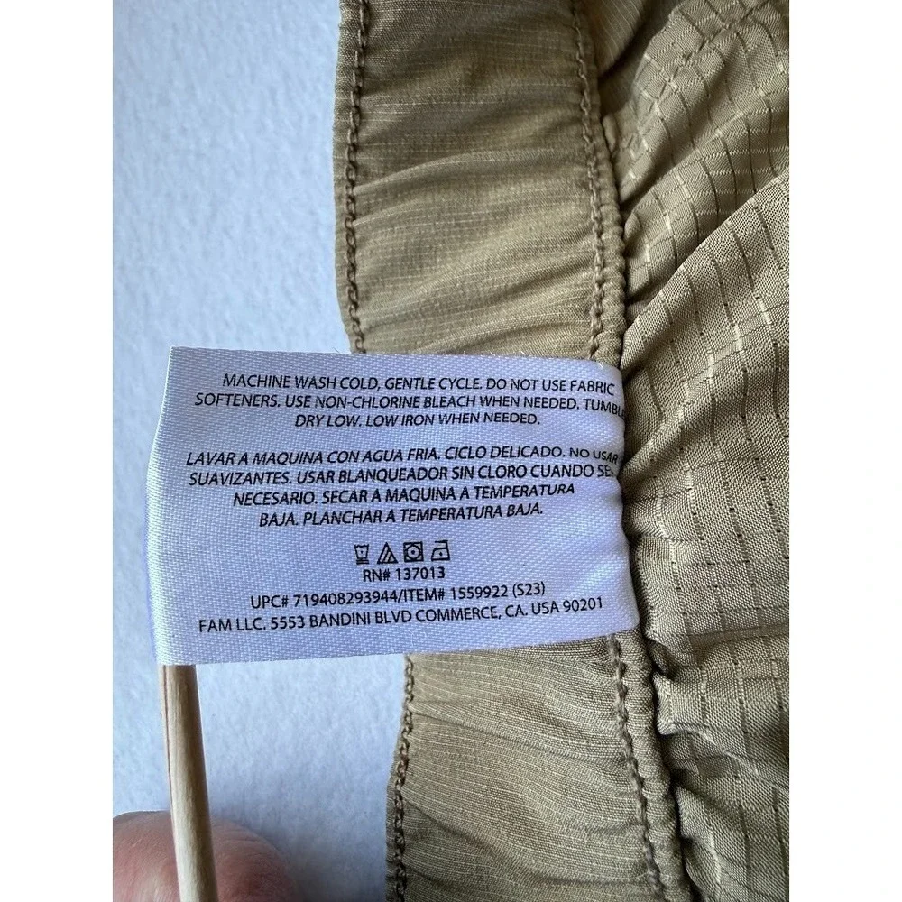 Banana Republic Shorts Men 40 Beige Performance Chino Stretch Elastic Waist